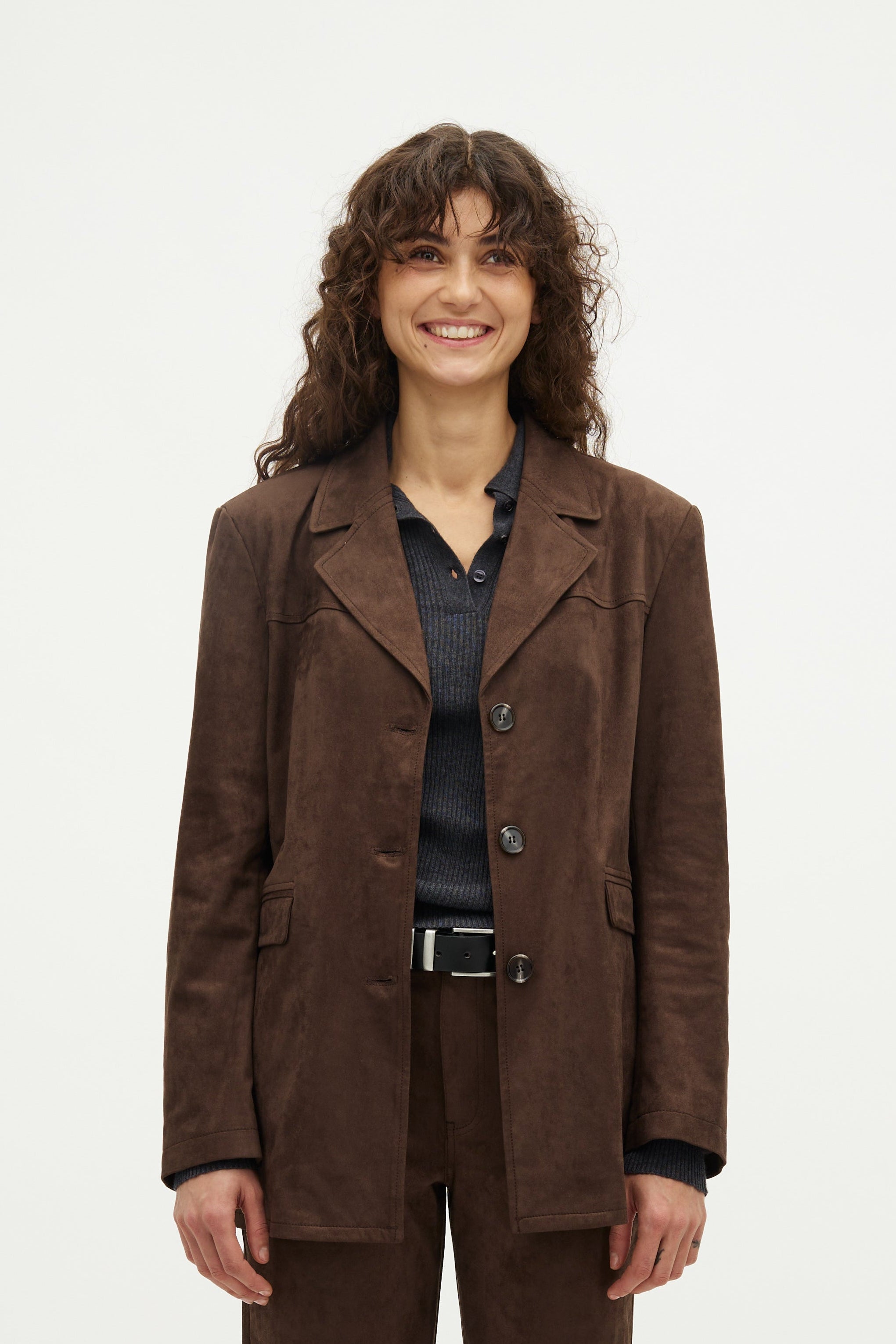 Mabea-G blazer - Black Coffee